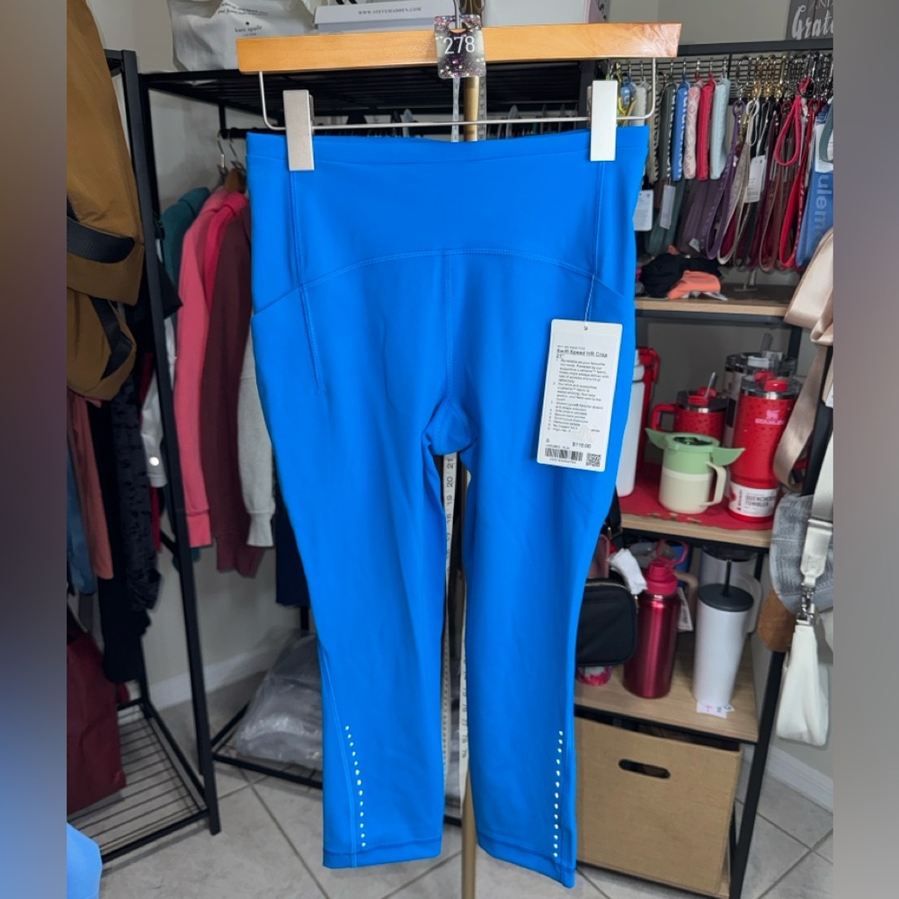 278. RARE Lululemon Swift Speed High-Rise Crop 21" in Poolside